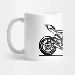 H2R Motorcycle Sketch Art Mug